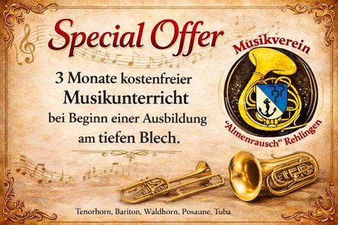Angebot: Kostenfreier Musikunterricht Angebot: Kostenfreier Musikunterricht
